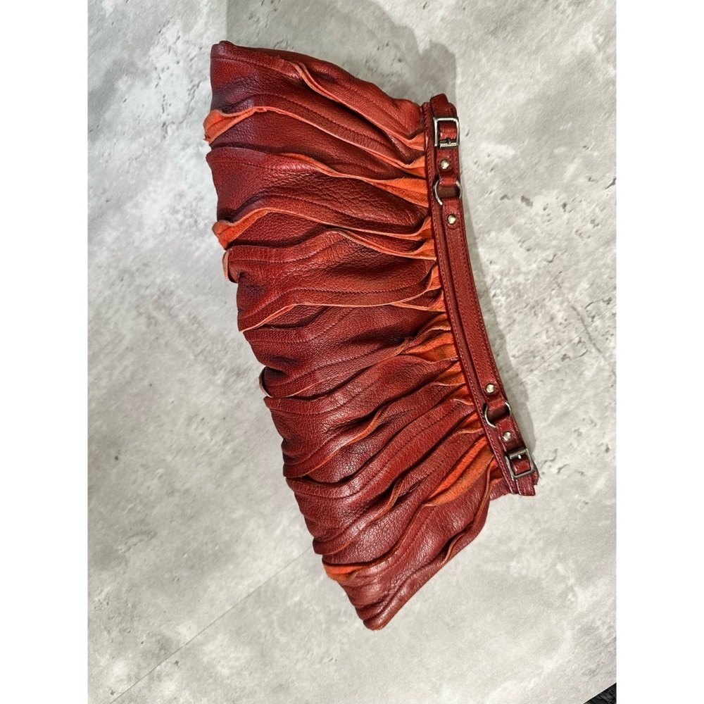 Rare Vintage Sigerson Morrison Red Clutch - Picture 2 of 10